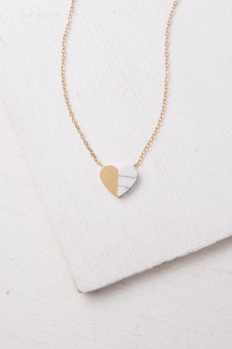 Alexis Gold Heart Necklace