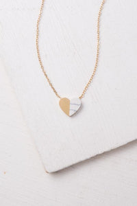 Alexis Gold Heart Necklace