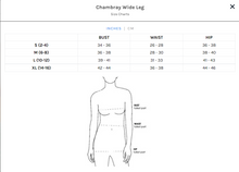 Load image into Gallery viewer, Chambray Wide Leg