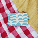 ID Pouch in Blue Wave