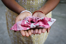 Load image into Gallery viewer, Saree Scrunchie with Bow