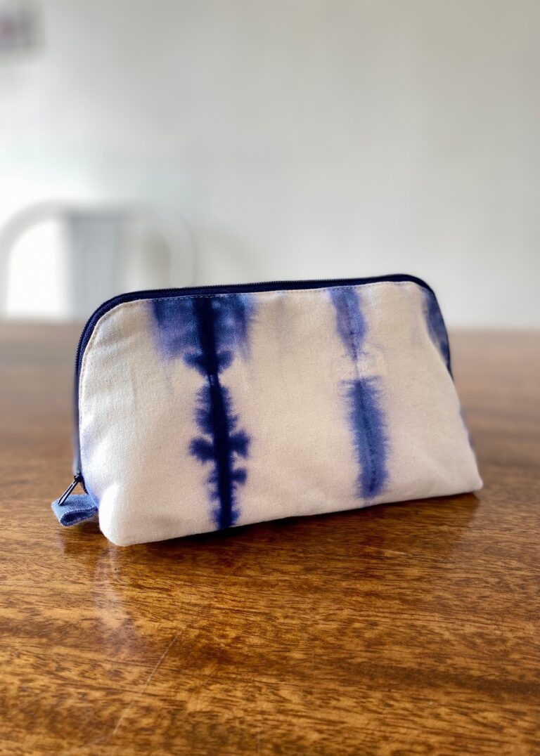 Shibori Makeup Pouch