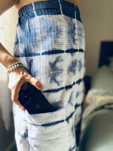 Load image into Gallery viewer, Shibori Towel Wrap + Scrunchie