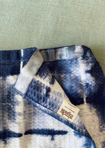 Shibori Towel Wrap + Scrunchie