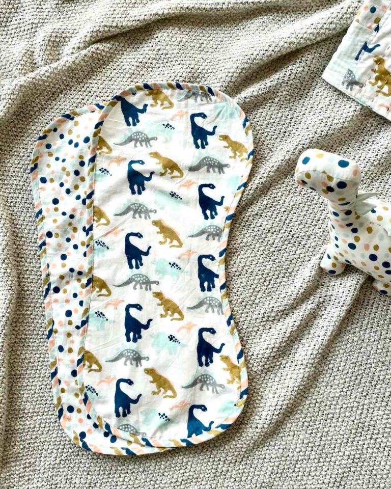 Dino Burp Cloth Set