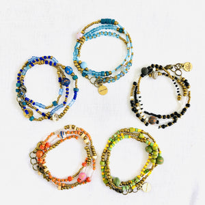 Stacker Bracelets 5 Pack - Various Colors