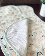 Load image into Gallery viewer, Over the Rainbow Burp Cloth Set
