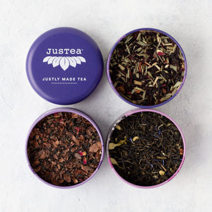 Purple Tea Trio with Spoon