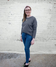 Load image into Gallery viewer, SUNDAY dolman tee in Anchor Grey