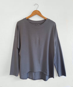 SUNDAY dolman tee in Anchor Grey