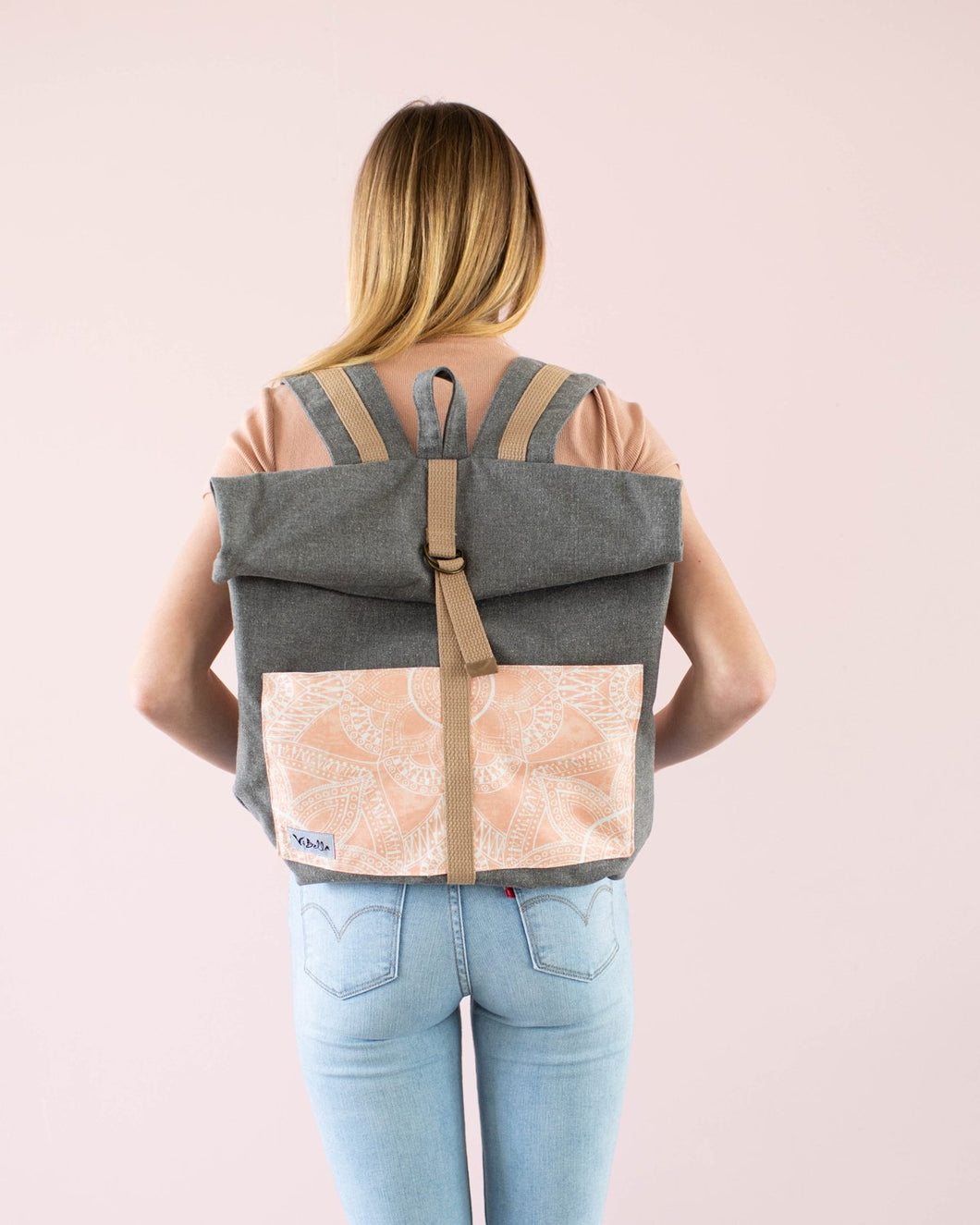 Adeline Roll Top Backpack Bag