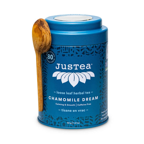 Chamomile Dream Tin & Spoon - Fair-Trade, Calming Herbal Tea