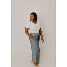 Load image into Gallery viewer, Chambray Wide Leg