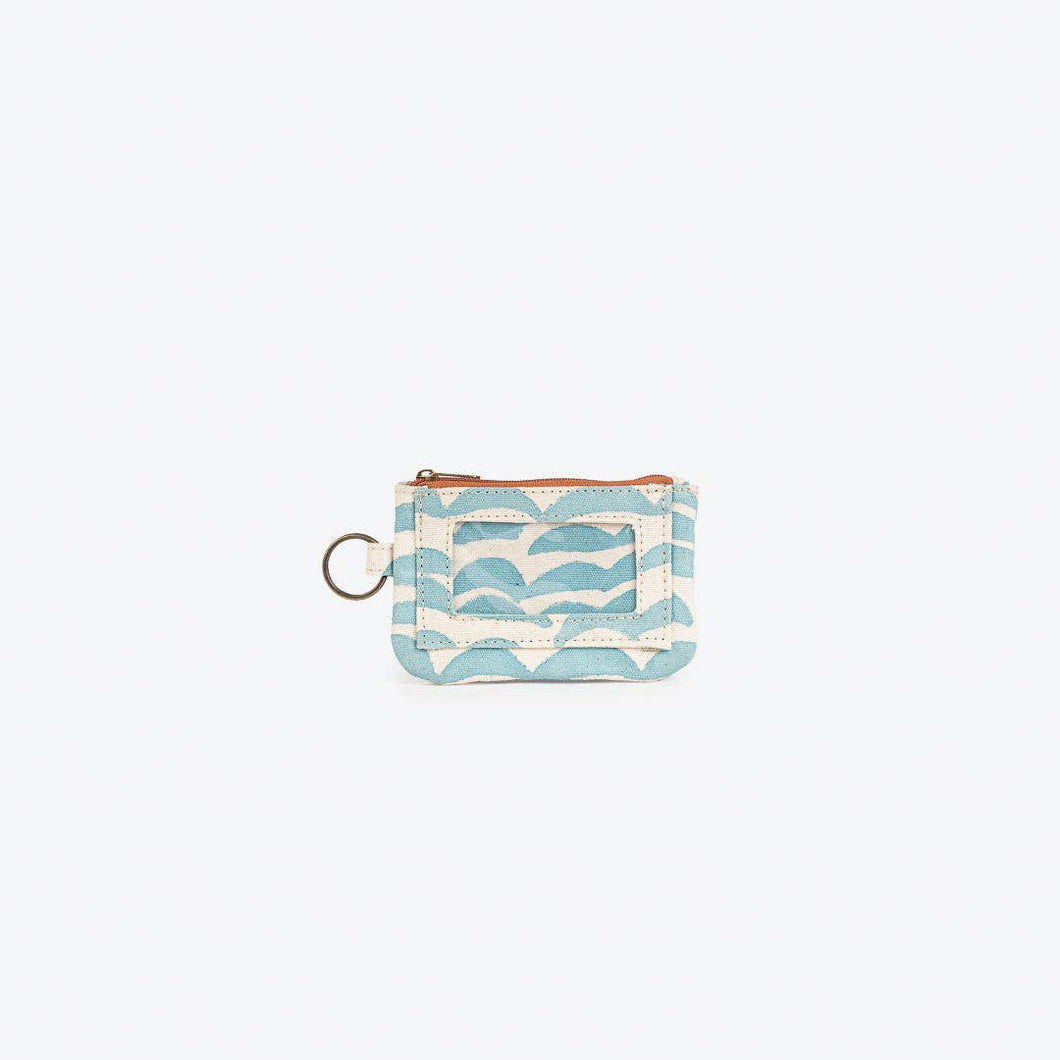 ID Pouch in Blue Wave