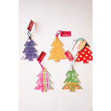 Load image into Gallery viewer, Kantha Christmas Tree Ornaments