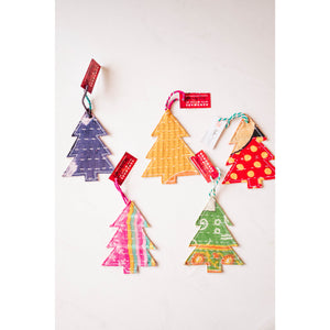 Kantha Christmas Tree Ornaments