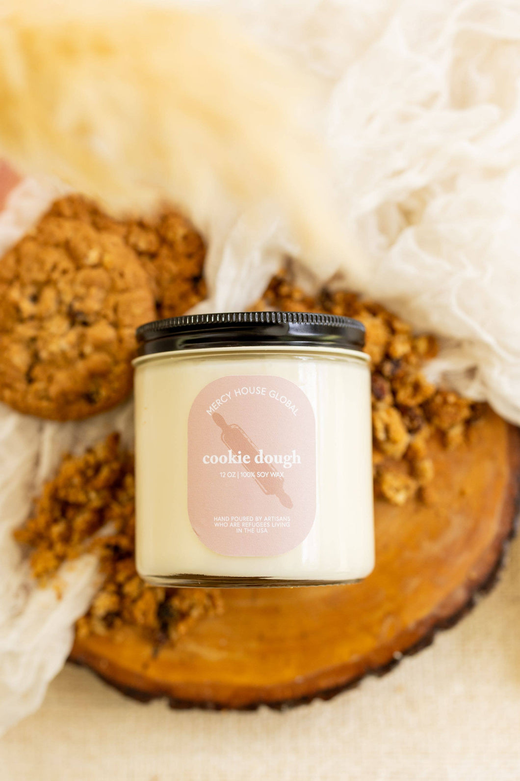 Cookie Dough Candle | 12 oz. Glass Jar