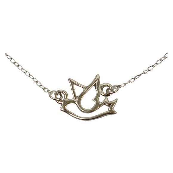 Sterling Silver Dove Necklace