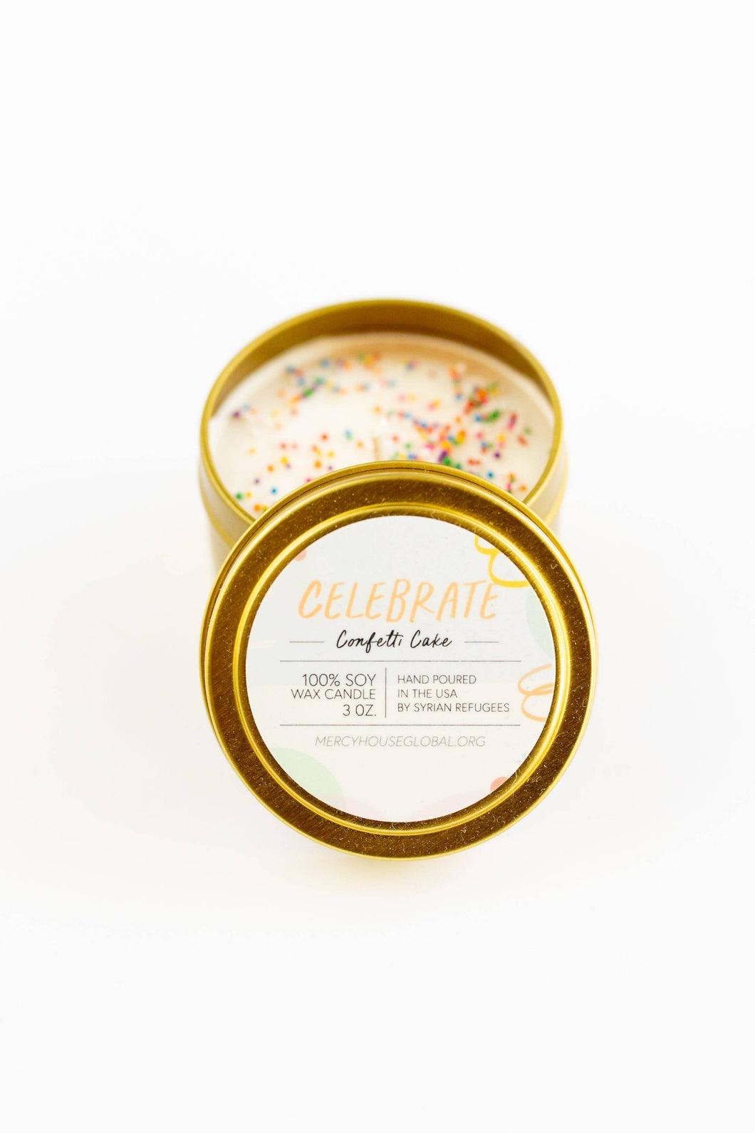 Celebrate | 3 oz. Candle Tins