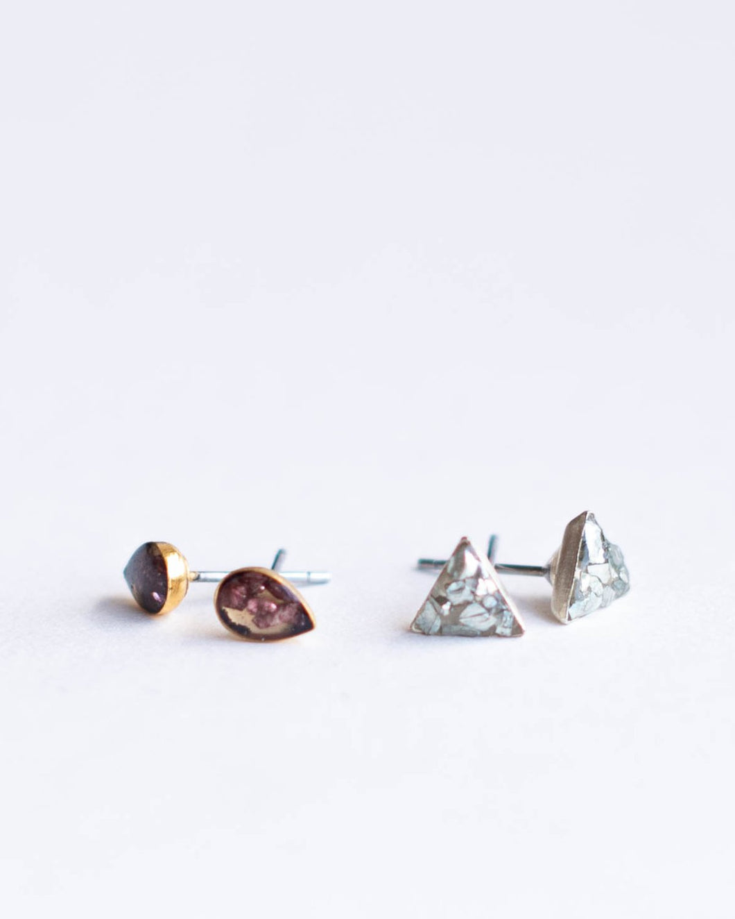 Elizabeth Stud Earrings - Two Pairs