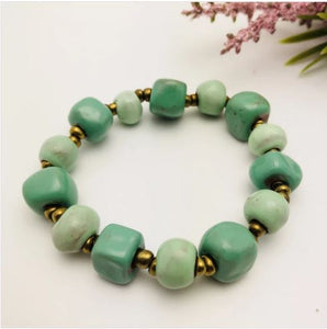 Simple Ceramic Clay Bracelet - Various Colors