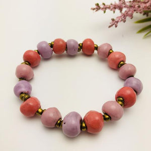 Simple Ceramic Clay Bracelet - Various Colors